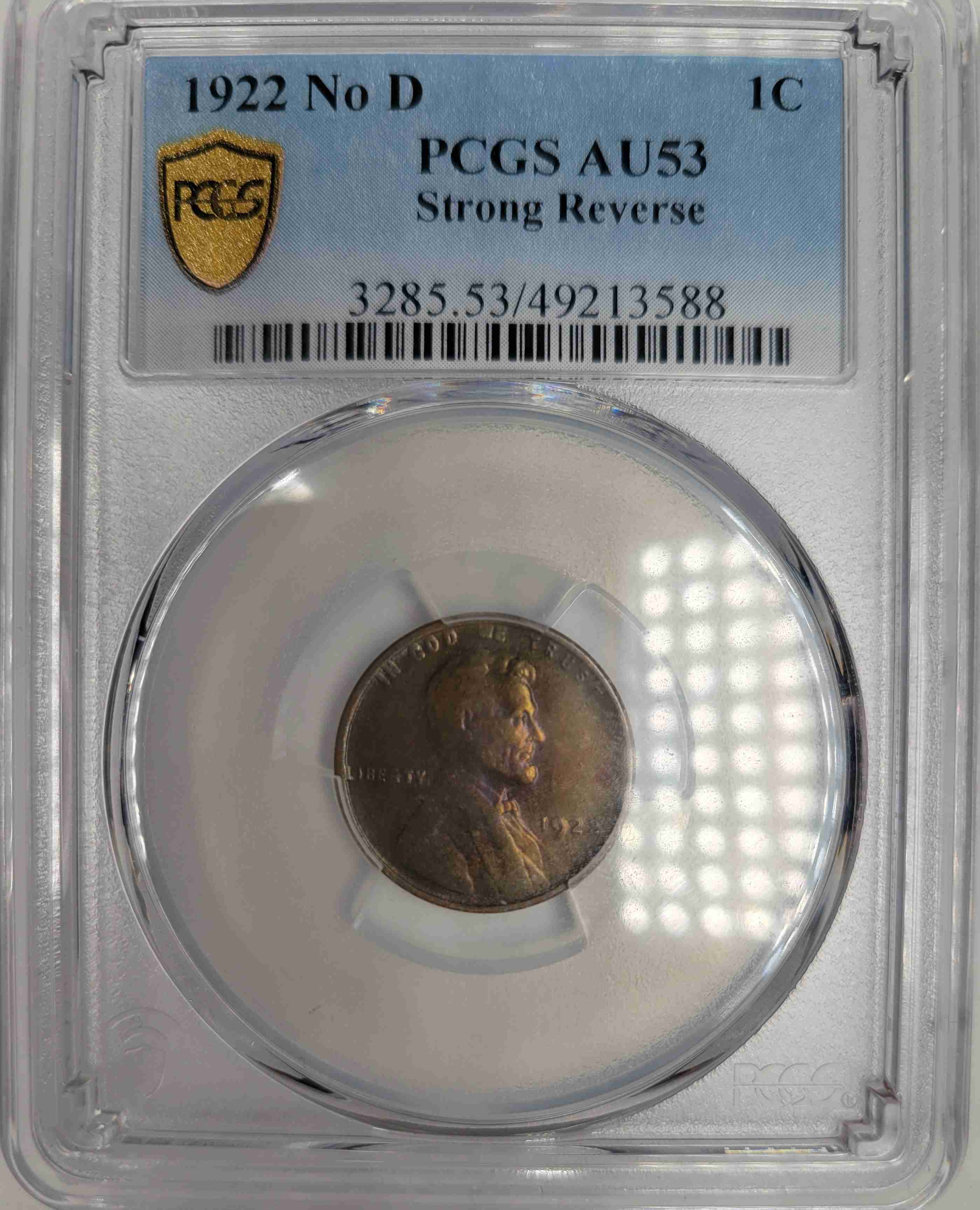 1922-No-D-1c-Strong-Reverse-Lincoln-Cent-#1